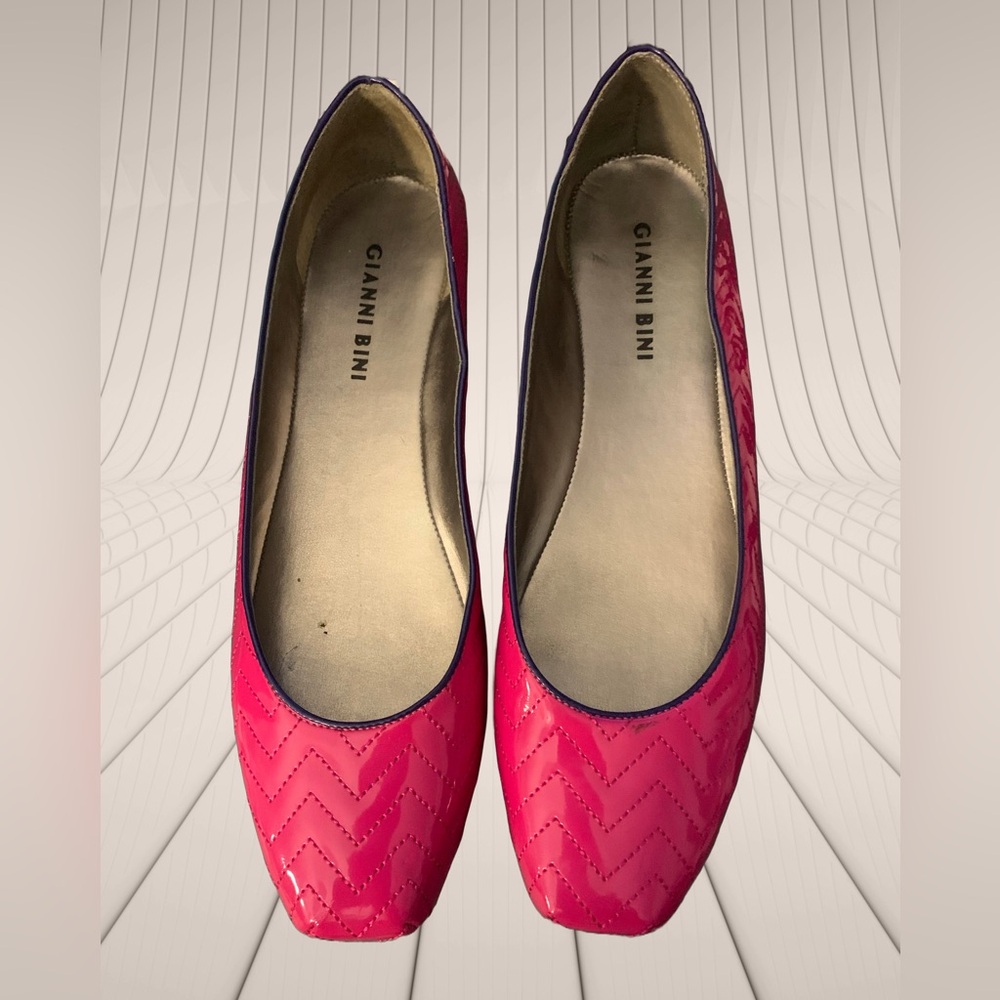 Gianni Bini Pink Quilted Ballet Flats